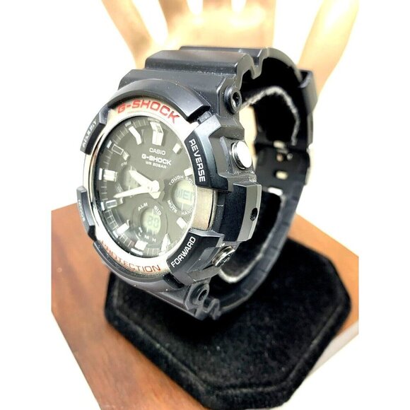 Casio Mens Watch G-Shock GAS100 Black Resin Analog Digital Tough Solar 4… - Picture 14 of 14